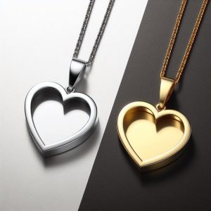 Sevginin en zarif simgesi olan kalp, beyaz rodyumun zarif parlaklığı ve altının sıcak ışıltısıyla birleşiyor. Hem romantik bir hediye hem de şık bir aksesuar olarak öne çıkıyor