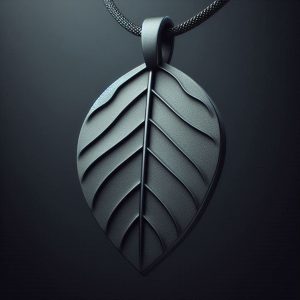 Mat yüzeyli şık bir kolye ucu